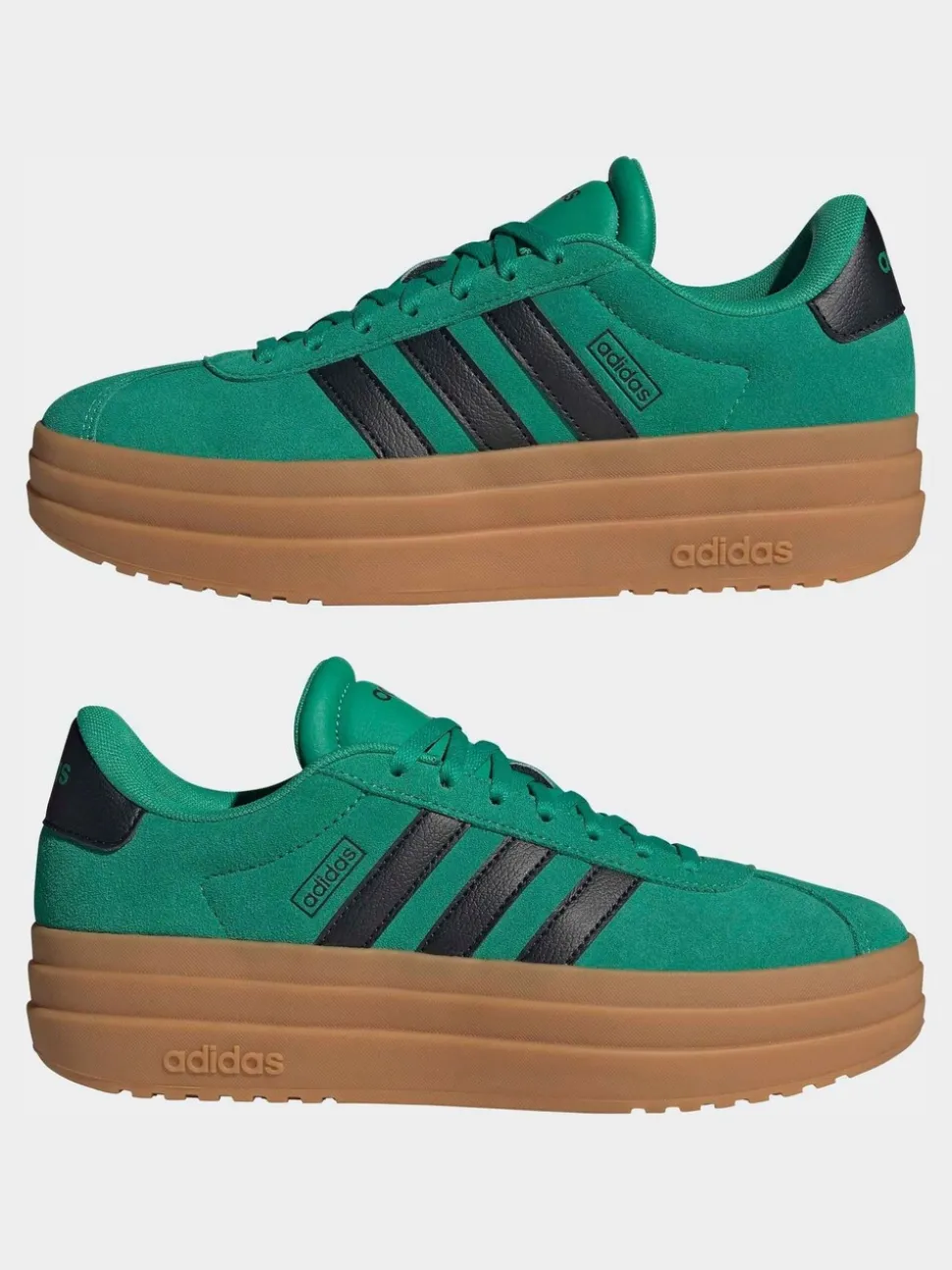 Groen/zwart - Adidas Vl Court Bold sneakers