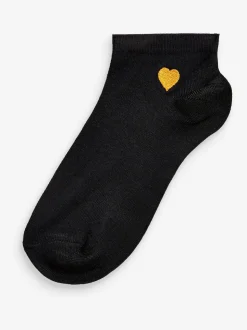 Hart - 5 Paar sneakersokken met motief