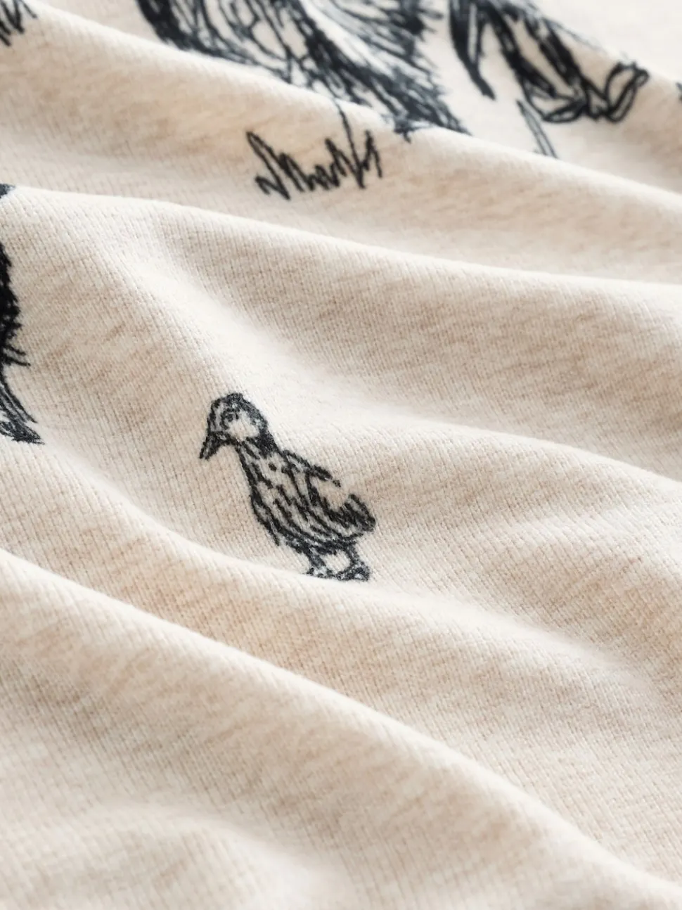 Havermout Hamish The Highland Cow - Behaaglijke pyjama met lange mouwen