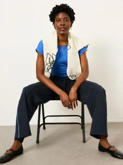 Helderblauw - FatFace T Shirt