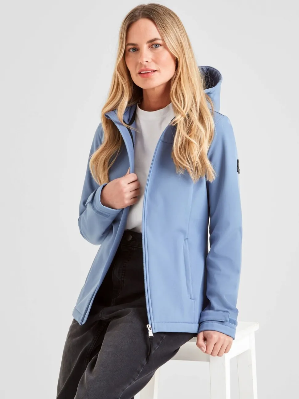 Hemelsblauw - Tog 24 Keld softshell-jack