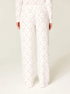 Hollister Cosy Wide leg White Pyjamas Bottoms