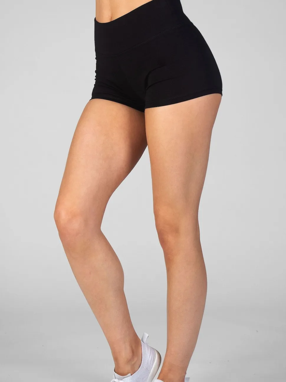 Hotpant shorts met hoge taille