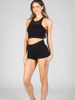 Hotpant shorts met hoge taille