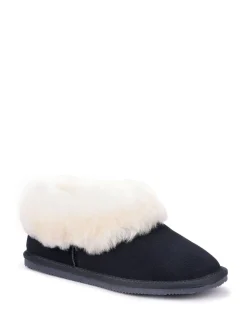 Hotter Navy Regular Fit Hug Slip-On Slippers