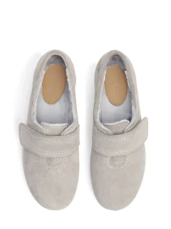 Hotter Wide Fit Toasty Touch Fastening Slippers