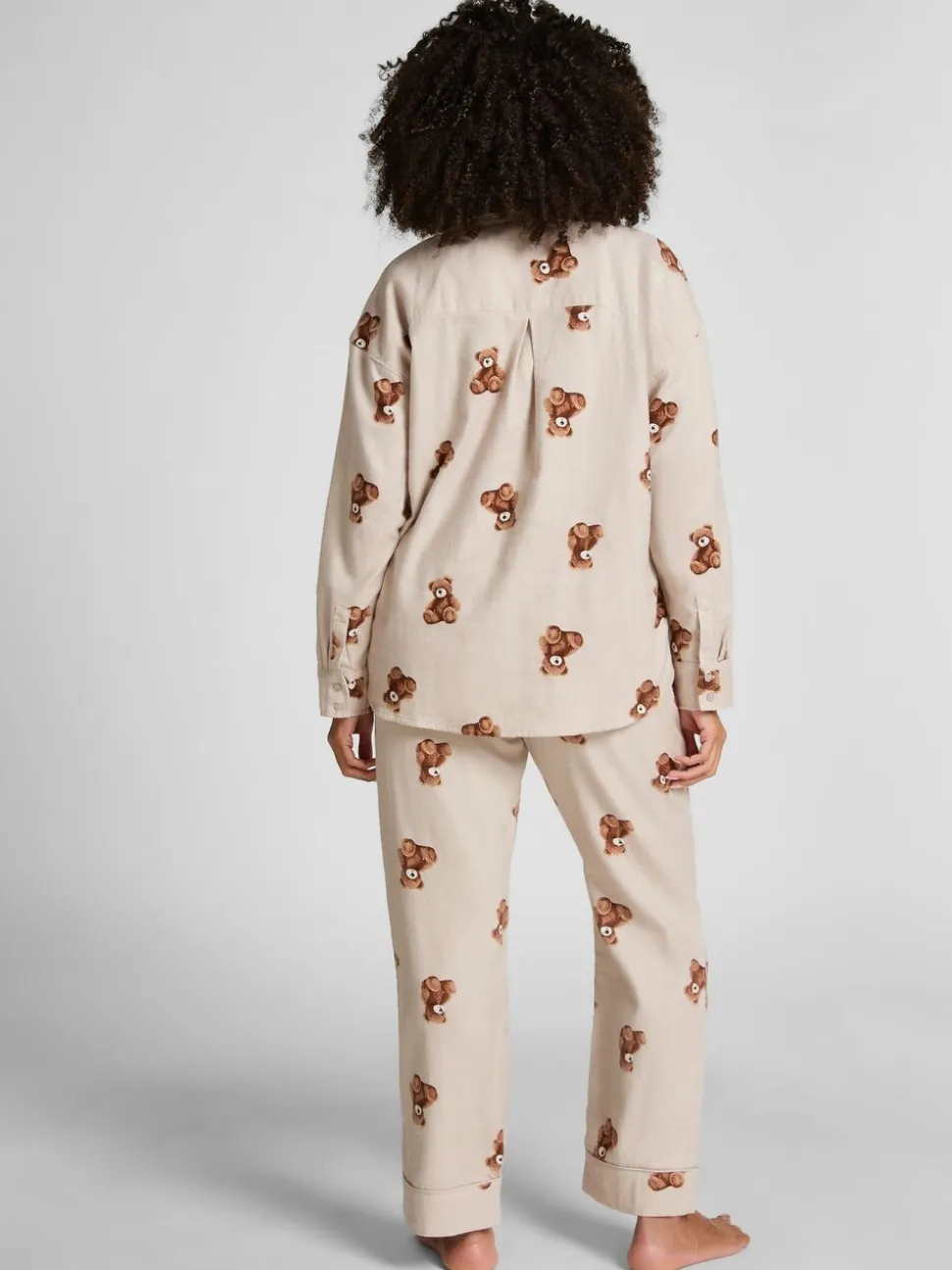 Hunkemoller Grey Flannel Straight Bear Joggers