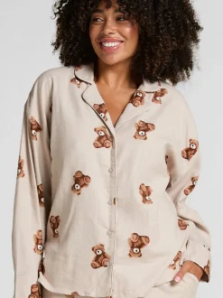 Hunkemoller Grey Flannel Twill Bear Jacket