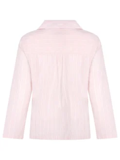 Hunkemoller Pink Poplin Cotton Pyjama Top