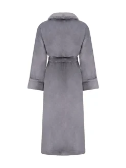 Hunkemoller Soft Fleece Grey Bathrobe