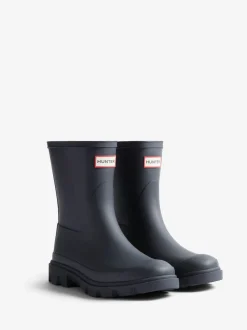 Hunter blauwe Downpour korte regenlaarzen