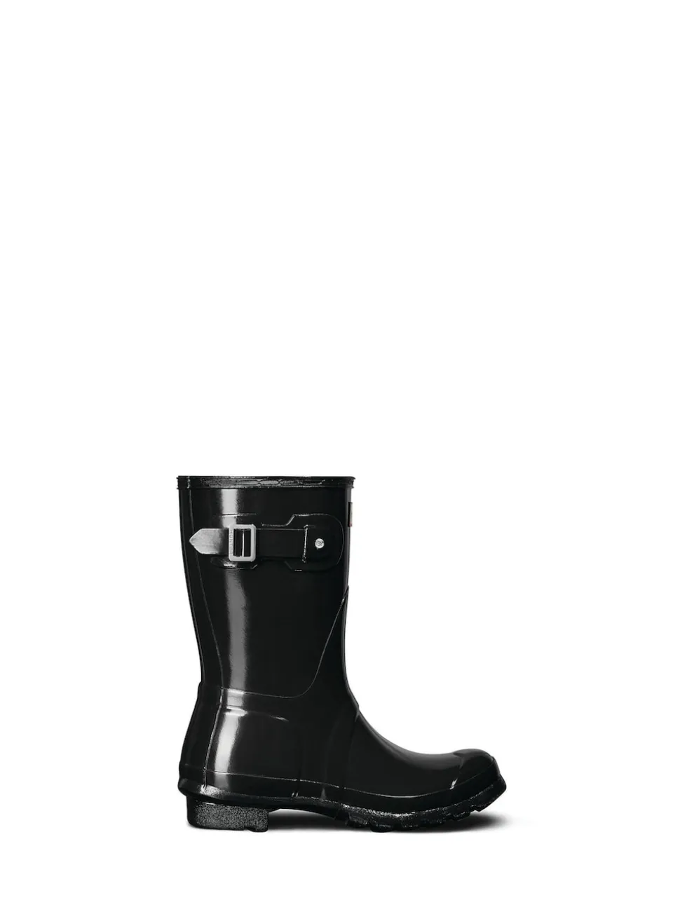 Hunter Womens Original Short Gloss Black Wellies