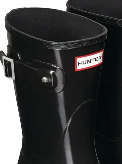 Hunter Womens Original Short Gloss Black Wellies