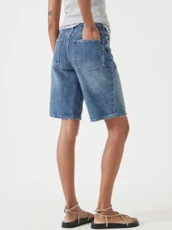 Hush Boyfriend Long Denim 100% Cotton Shorts