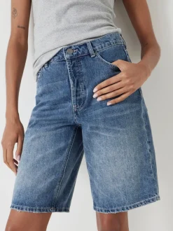Hush Boyfriend Long Denim 100% Cotton Shorts