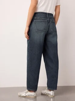Indigo - Maternity Barrel Denim Jeans