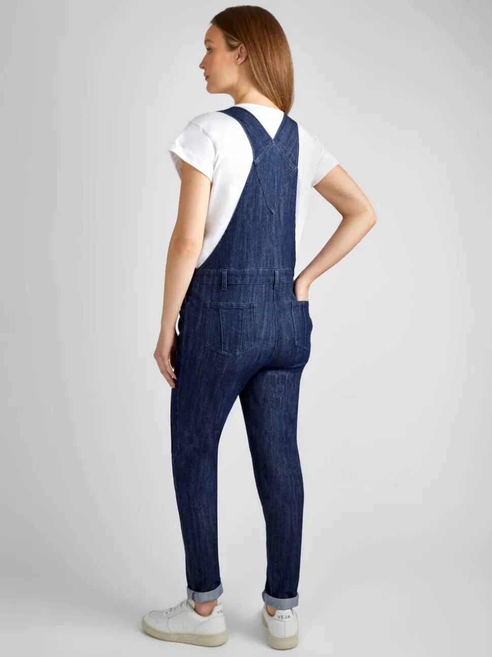 Indigoblauw - JoJo Maman Bébé - Denim tuinbroek