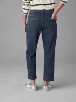 Inktblauw - Boyfriend-jeans