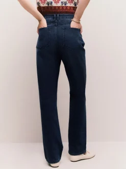 Inktblauw - Straight Leg Jeans