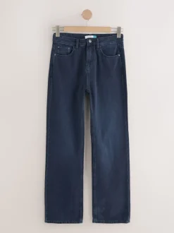 Inktblauw - Straight Leg Jeans