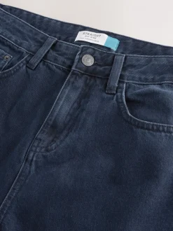 Inktblauw - Straight Leg Jeans
