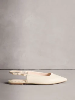 Ivoor - Forever Comfort® Point Toe Bow Back Slingback Flats