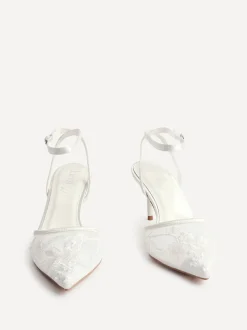 Ivoor - Linzi Serenade Beaded Mesh Court Heels