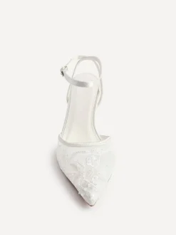 Ivoor - Linzi Serenade Beaded Mesh Court Heels