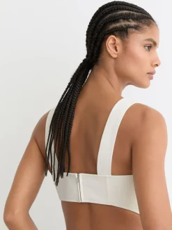 Ivoor - Reiss Dina Waisted Cut-Out Twill Midi Dress