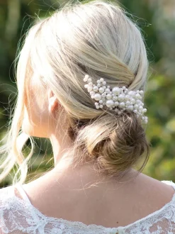 Ivory & Co statement-bloesemspeld van parels