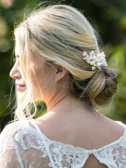 Ivory & Co statement-bloesemspeld van parels