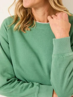 Jadegroen - FatFace - sweatshirt met ronde hals