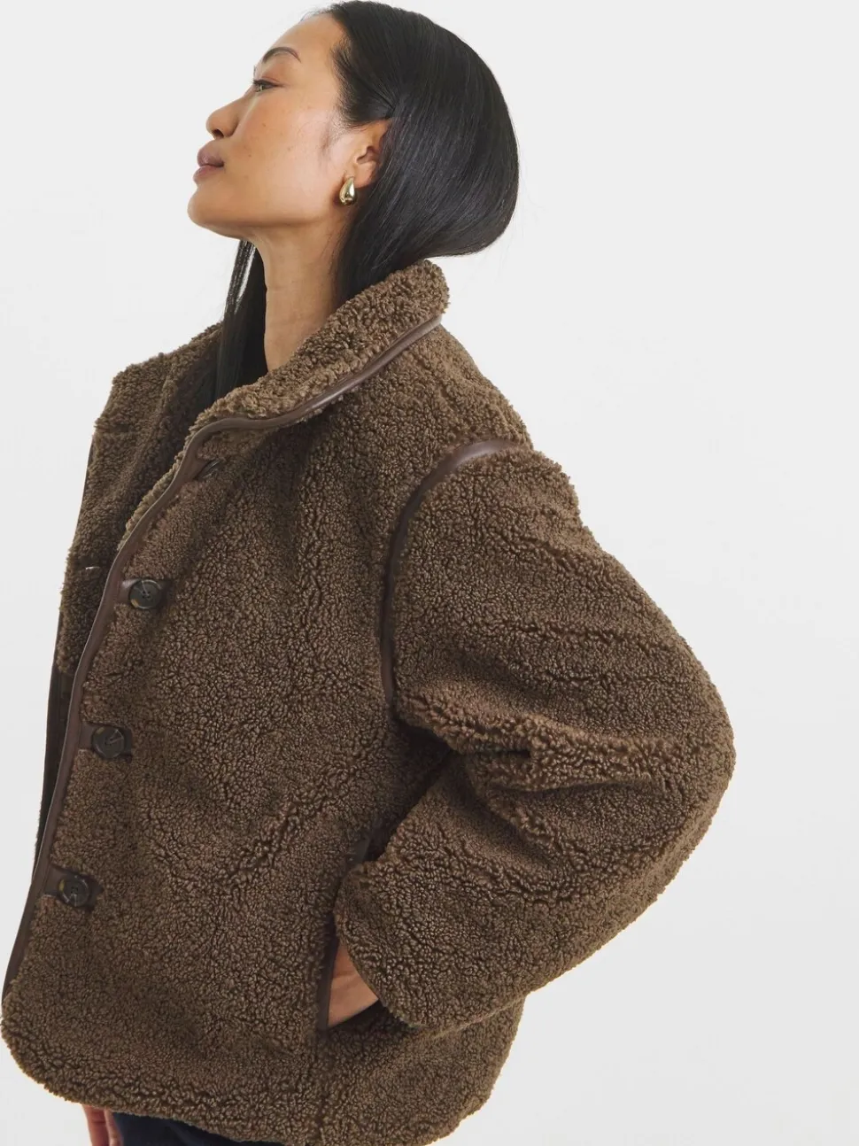 JD Williams Borg Teddy Jacket