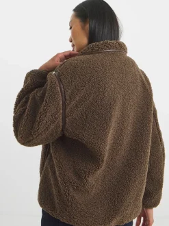 JD Williams Borg Teddy Jacket