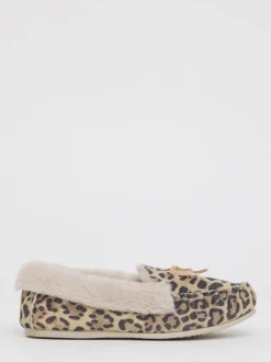 JD Williams Classic Suede Moccasin Slippers