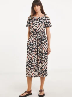 JD Williams Crinkle Tie Strap Jumpsuit