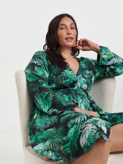 JD Williams Floral Tropical Robe