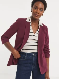 JD Williams Ruched Sleeve Blazer