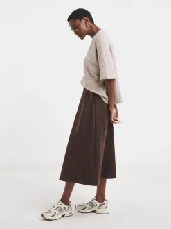 JD Williams Suede Midi Circle Skirt