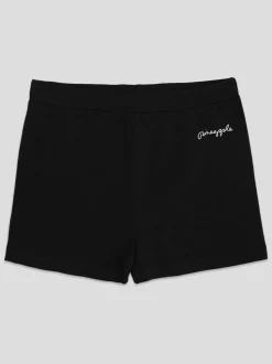 Jersey short met hotpant-ruit