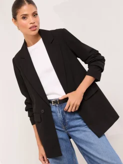 Jet black - Lipsy - Relaxte lange maatsnitblazer