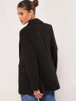 Jet black - Lipsy - Relaxte lange maatsnitblazer
