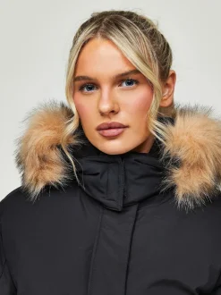 Jet black - Zavetti Canada Womens Olivia Bomber 100% Cotton Jacket