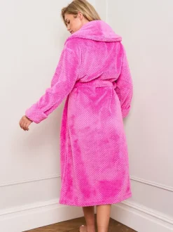 Jim Jam the Label Pink Honeycomb Dressing Gown
