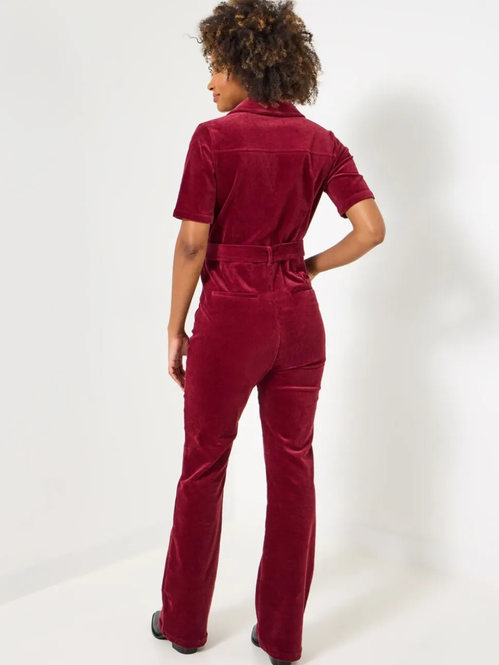 Joe Browns Belted Bootcut Cord Jumpsuit