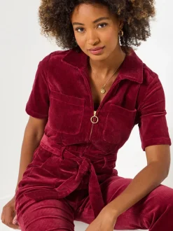 Joe Browns Belted Bootcut Cord Jumpsuit