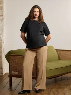 JoJo Maman Bébé - Zwangerschapsbroek met wijde pijpen