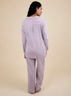 JoJo Maman Bébé Maternity Gingham Pyjama Set