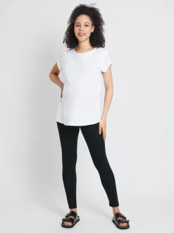 JoJo Maman Bébé verpakking van 2 zwangerschapsleggings voor elke dag