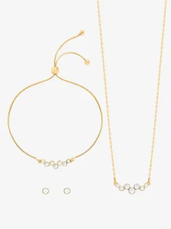 Jon Richard Bubble Crystal Trio Set Gift Box